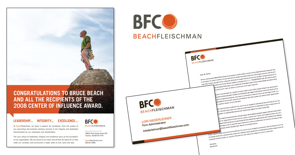 BeachFleischman - Collateral & Advertisment