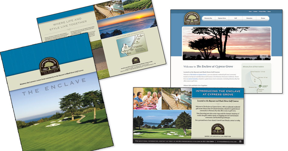 Enclave at Cypress Grove - Brochure, Website & Advertisments