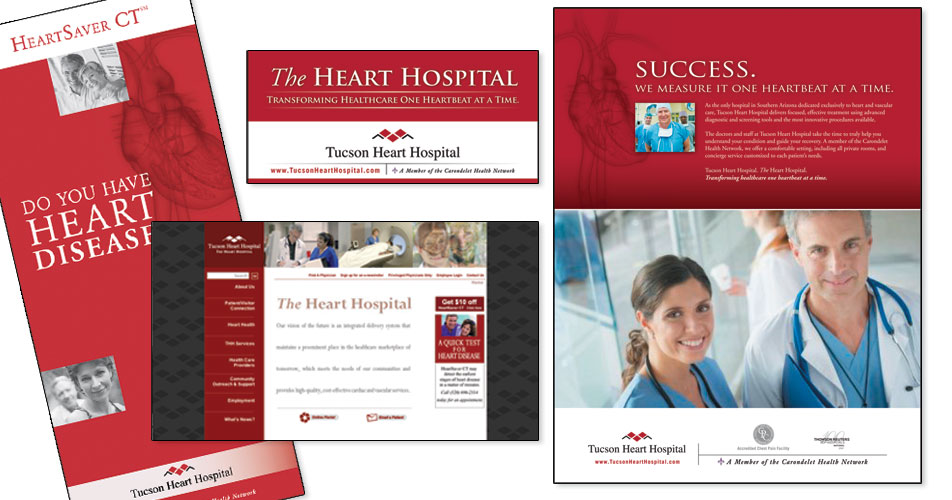 Tucson Heart Hospital - Website, Brochure, & Ads