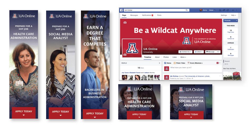 UA Online - Web Banners and Social Media